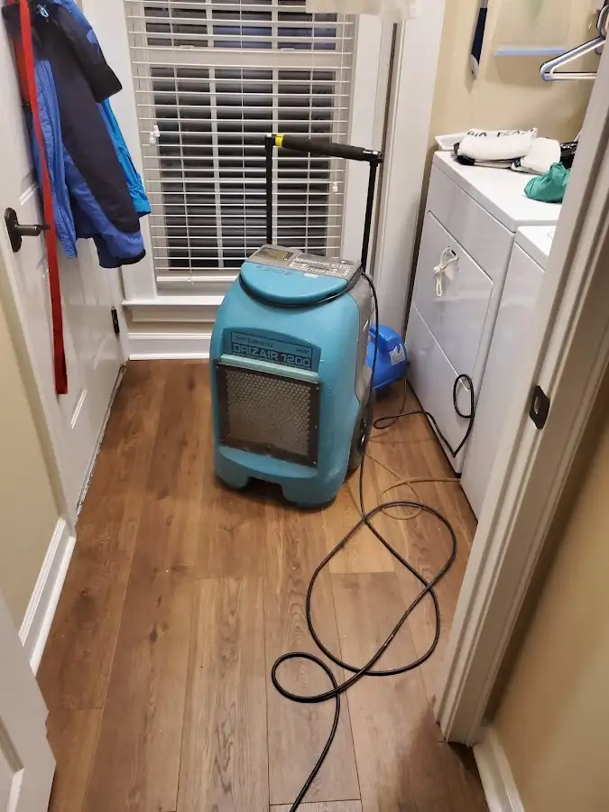 Commercial dehumidifier deployed for Flood Damage Cleanup in Gardnerville